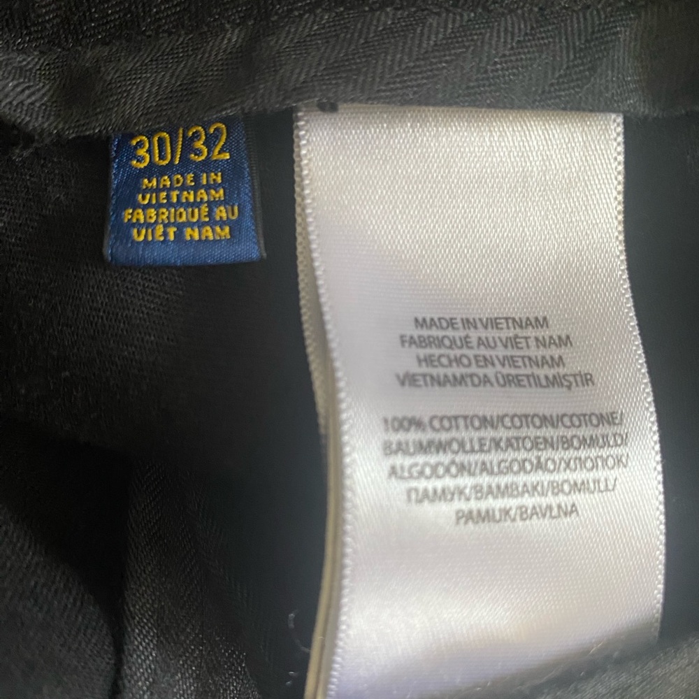 Polo Men’s 30/32 Classic Fit Black Slacks